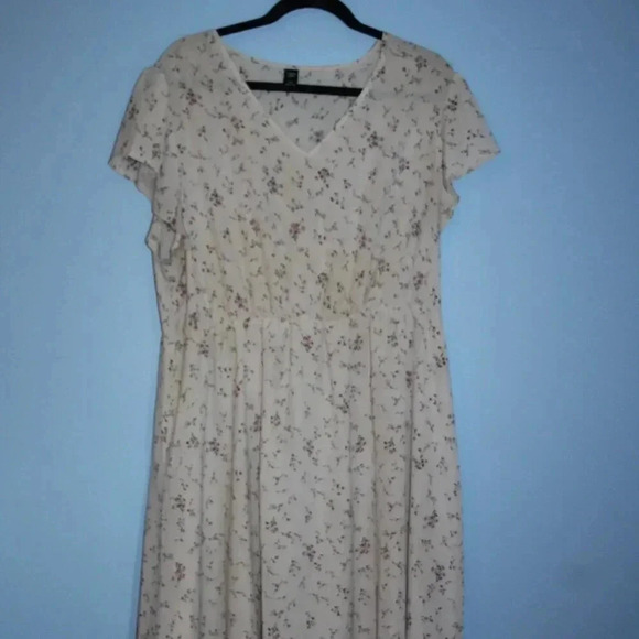 Shein Curve 3XL 100% Polyester Floral Print Dress - Picture 10 of 16